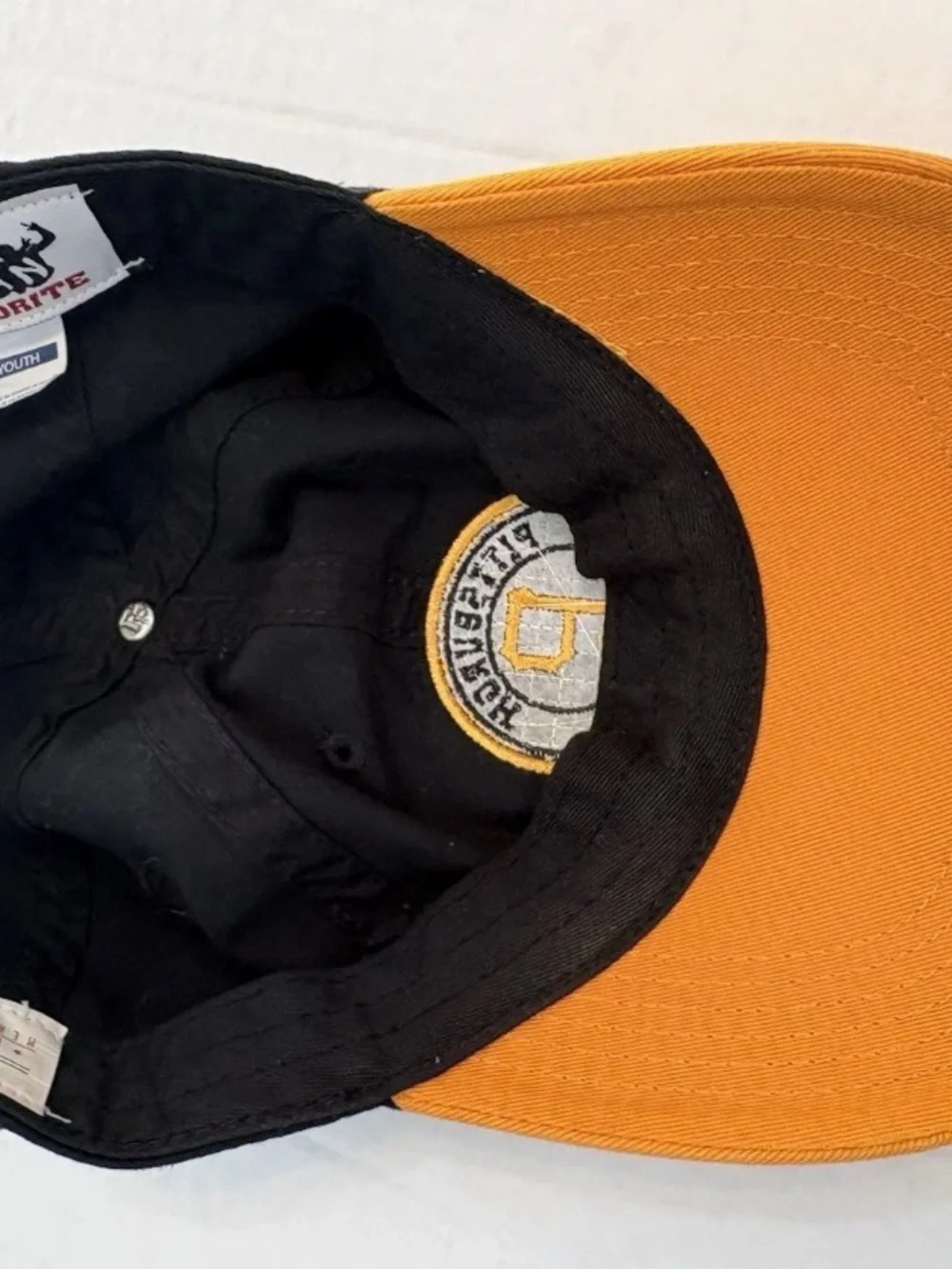 Fan Favorite Pittsburgh Pirates MLB Youth Adjustable Cap Hat Black/Gold Official
